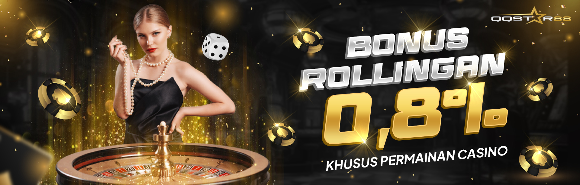 CASINO ROLLINGAN UP TO 0.8%