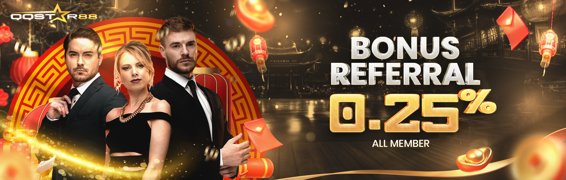 BONUS REFERRAL 0,25% SEMUA GAMES !