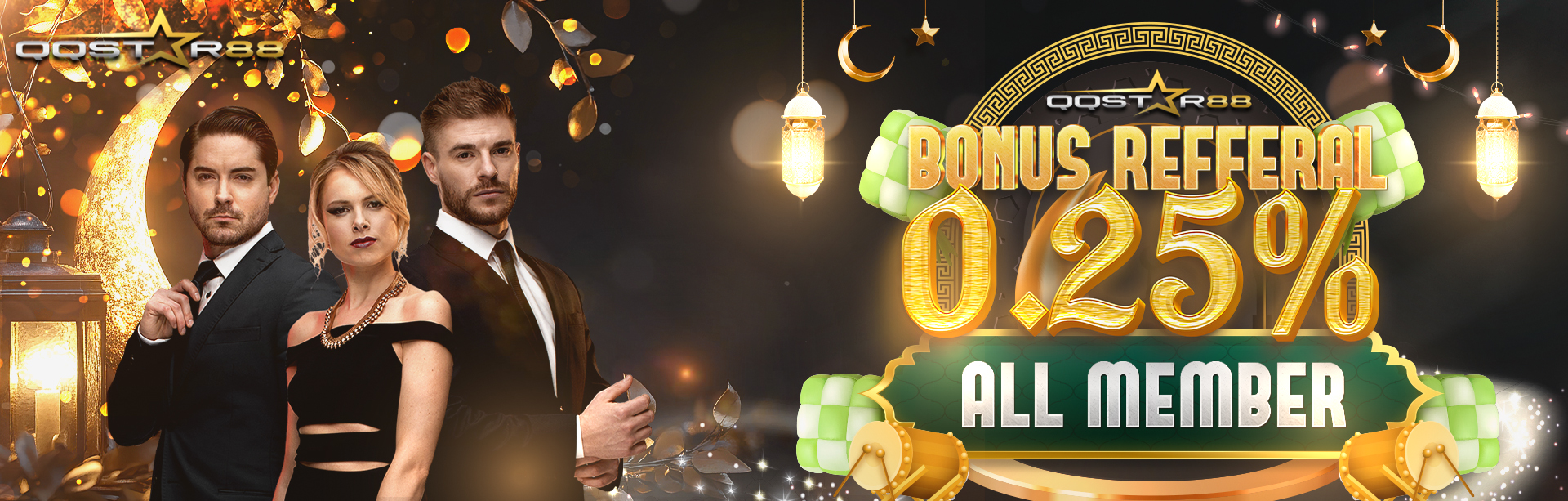 BONUS REFERRAL 0,25% SEMUA GAMES !