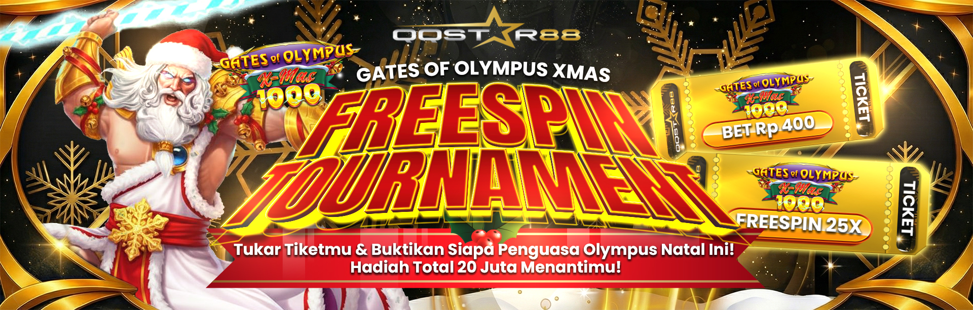Gates of Olympus Xmas Free Spin Tournament